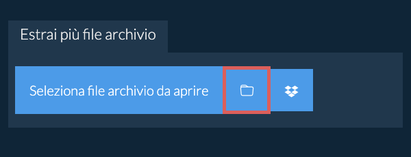 Clicca sull'icona della cartella
