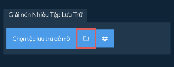 Nhấp vào biểu tượng thư mục