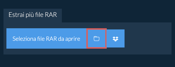 Clicca sull'icona della cartella