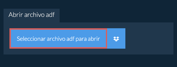 Abrir archivo adf