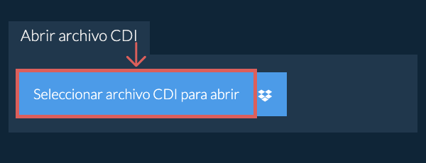 Abrir archivo CDI