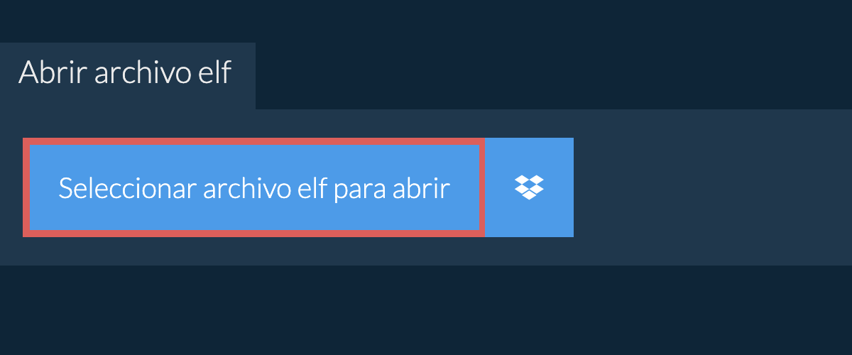 Abrir archivo elf
