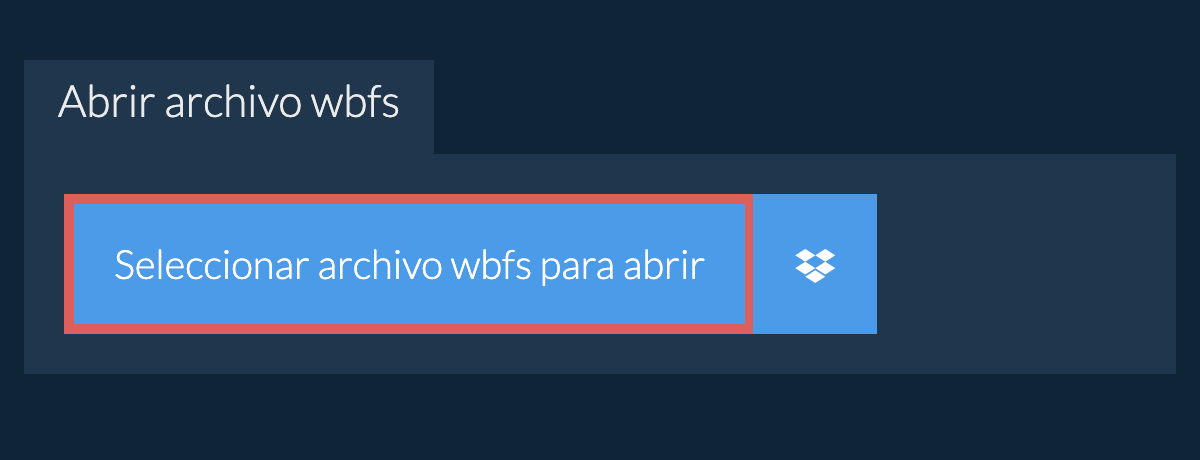 Abrir archivo wbfs