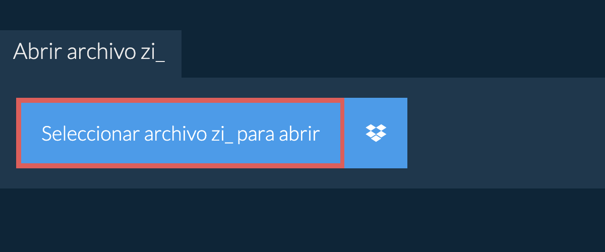 Abrir archivo zi_