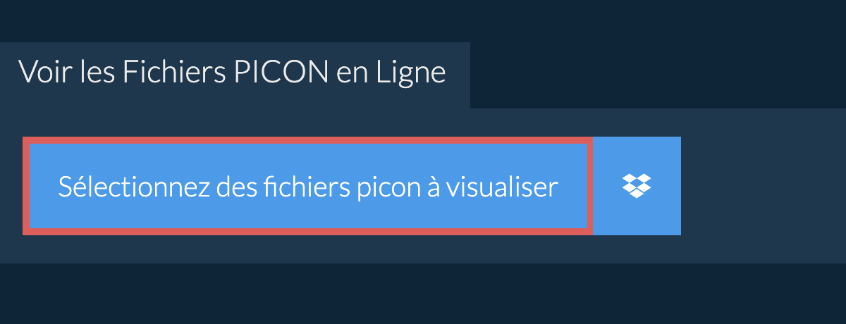 Voir les Fichiers picon en Ligne