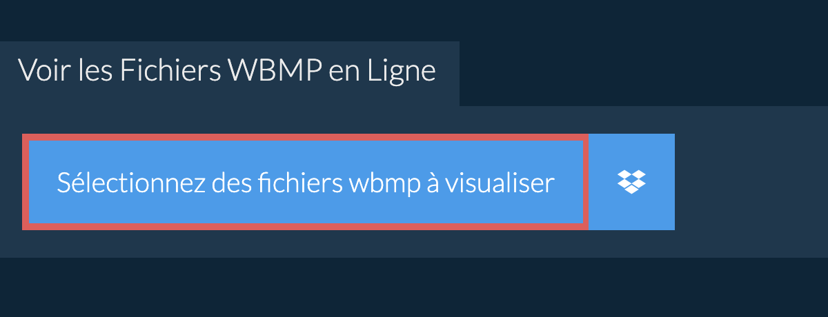 Voir les Fichiers wbmp en Ligne