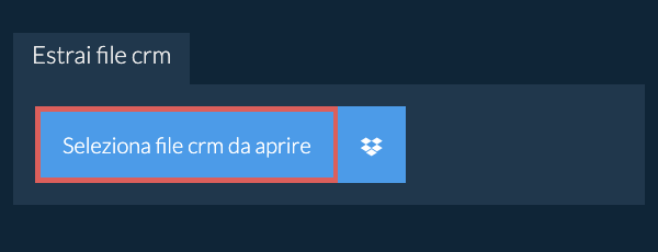 Estrai file crm