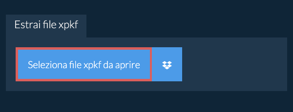 Estrai file xpkf
