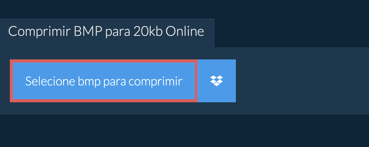 Comprimir bmp para 20kb Online