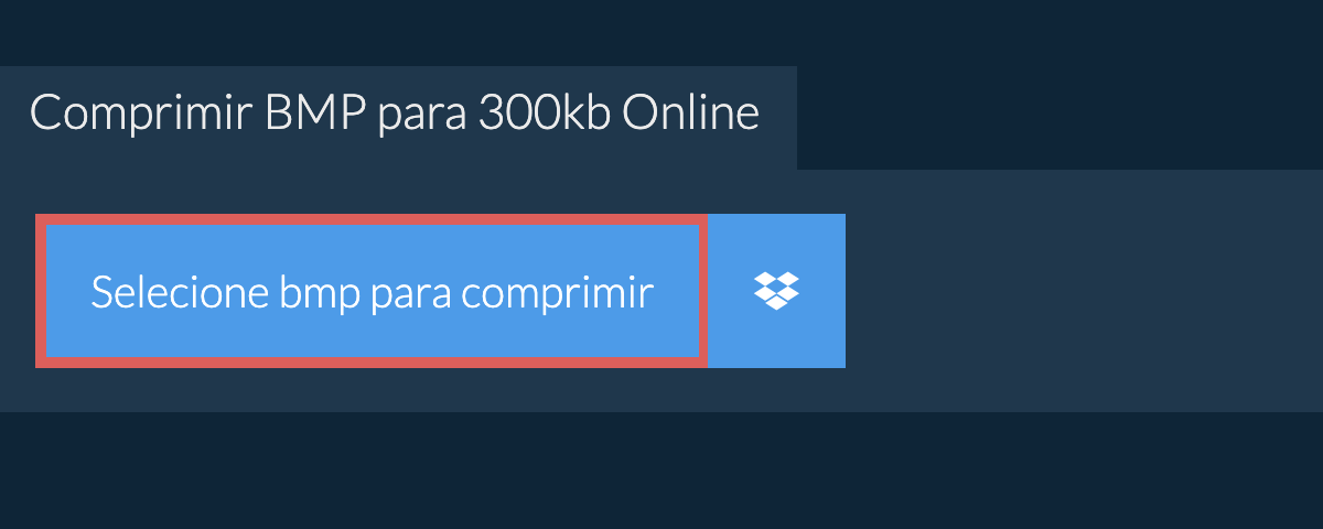 Comprimir bmp para 300kb Online