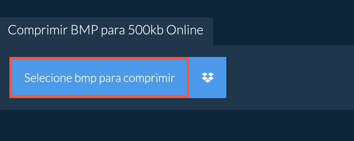 Comprimir bmp para 500kb Online