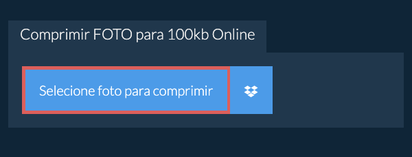 Comprimir foto para 100kb Online