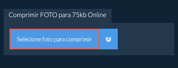 Comprimir foto para 75kb Online