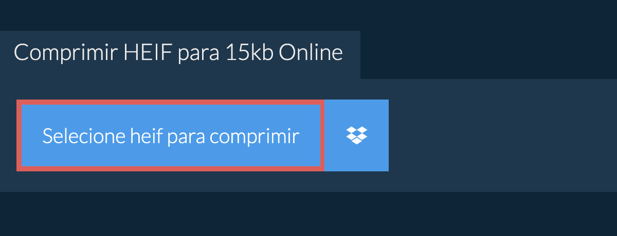 Comprimir heif para 15kb Online