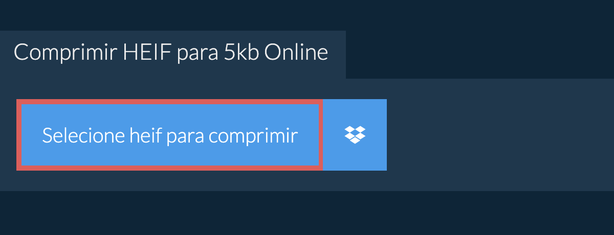 Comprimir heif para 5kb Online