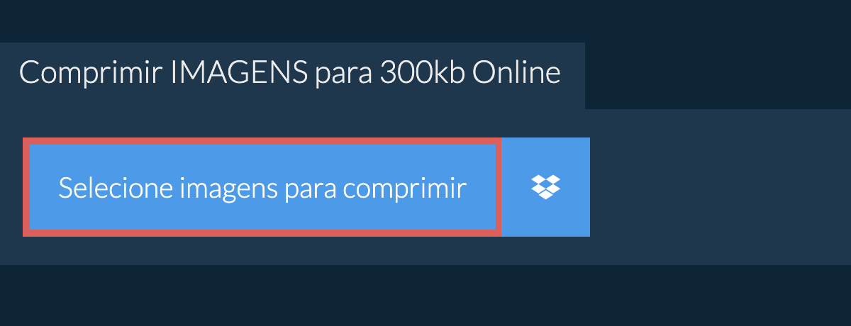 Comprimir imagens para 300kb Online