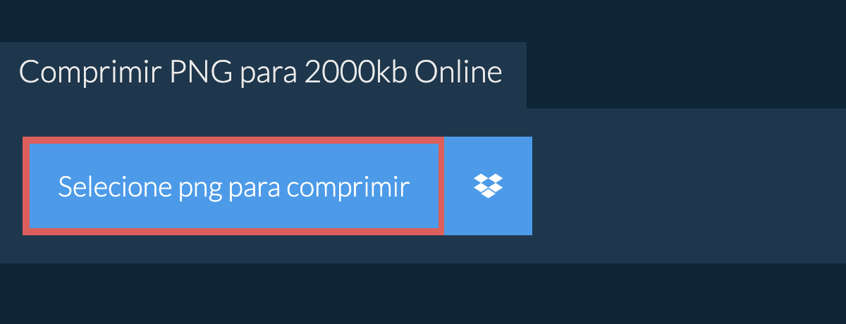 Comprimir png para 2000kb Online