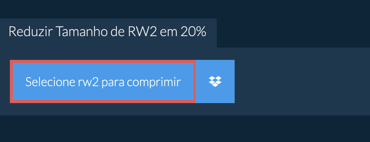 Reduzir Tamanho de rw2 em 20%