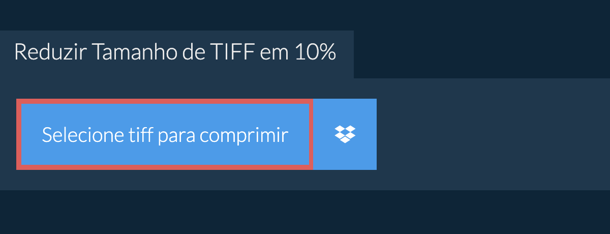 Reduzir Tamanho de tiff em 10%