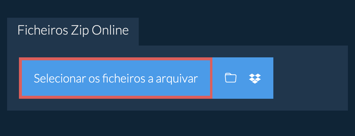 Ficheiros Zip Online