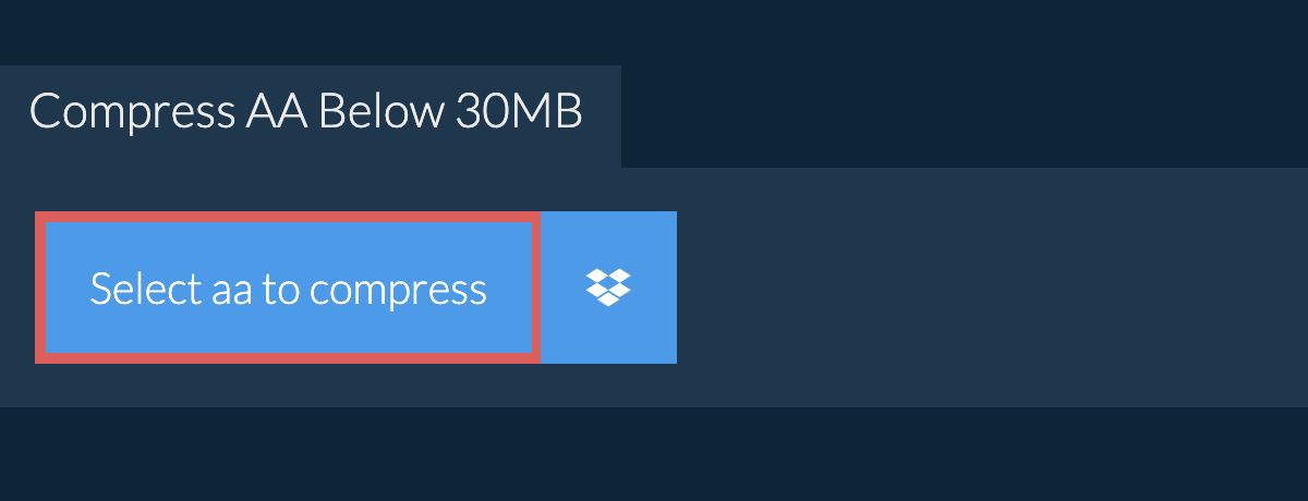 Compress aa Below 30MB