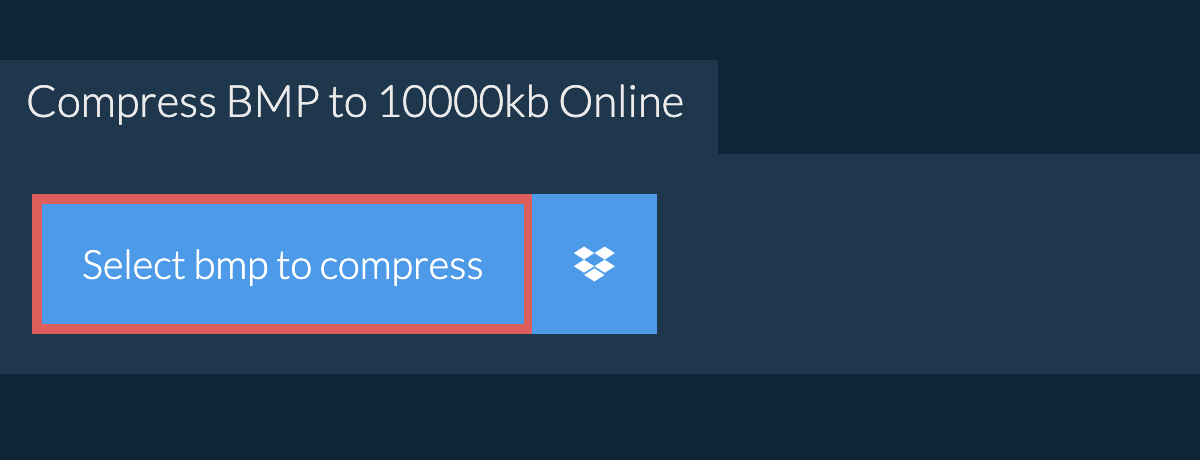 Compress bmp to 10000kb Online