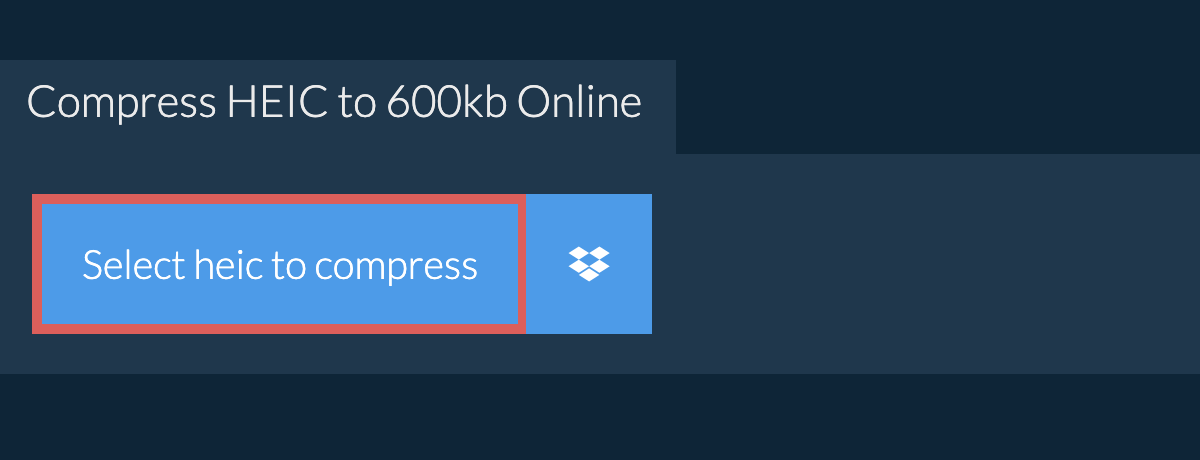 Compress heic to 600kb Online