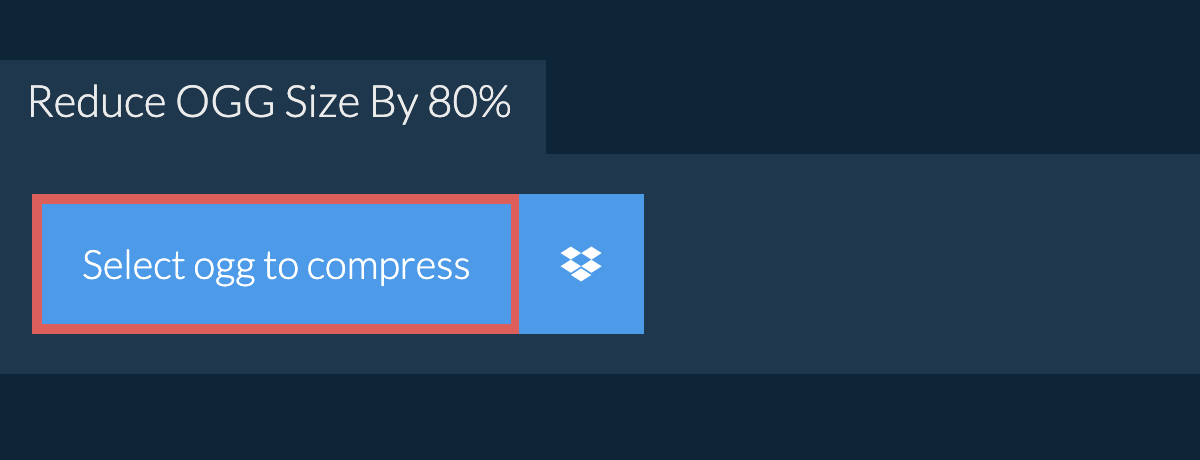 Reduce ogg Size By 80%