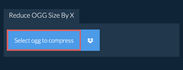 Reduce ogg Size By X
