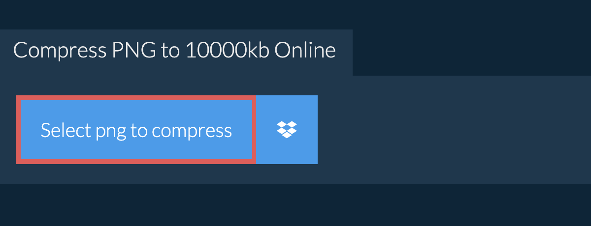Compress png to 10000kb Online