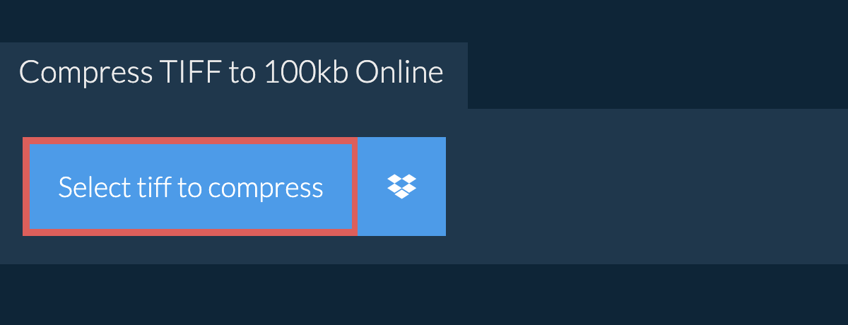 Compress tiff to 100kb Online