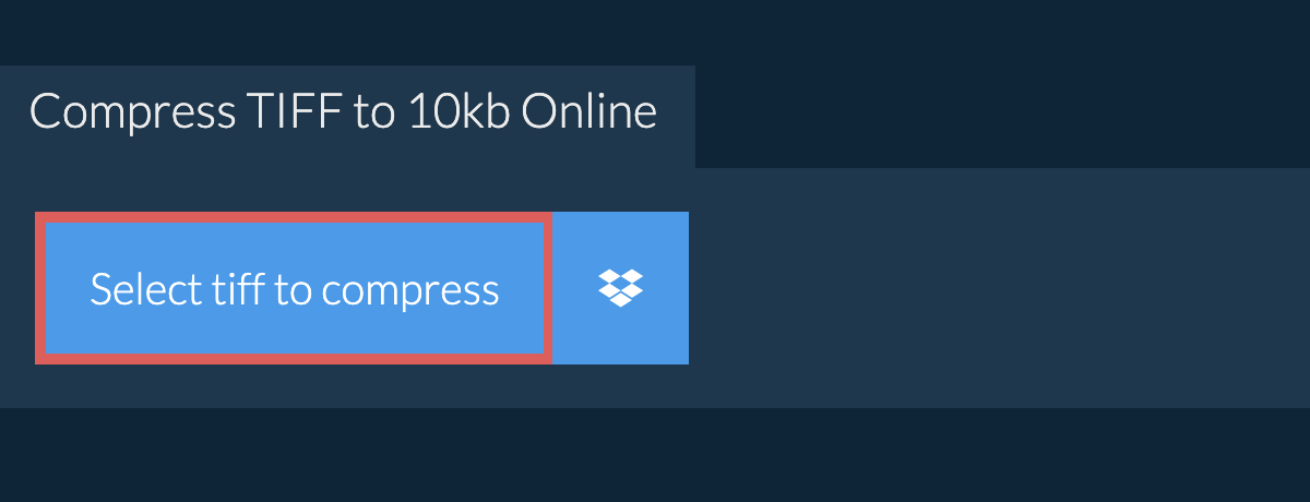 Compress tiff to 10kb Online