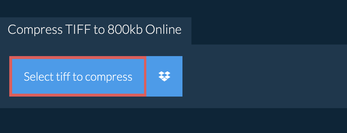 Compress tiff to 800kb Online