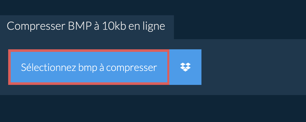 Compresser bmp à 10kb en ligne