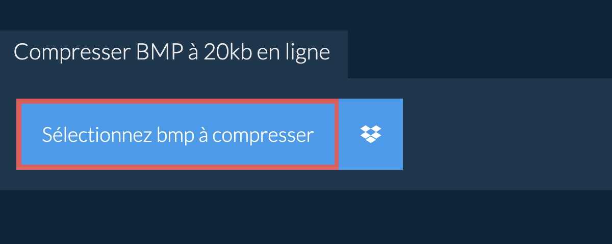 Compresser bmp à 20kb en ligne