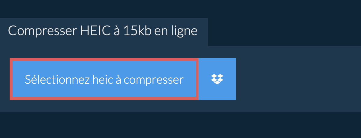 Compresser heic à 15kb en ligne