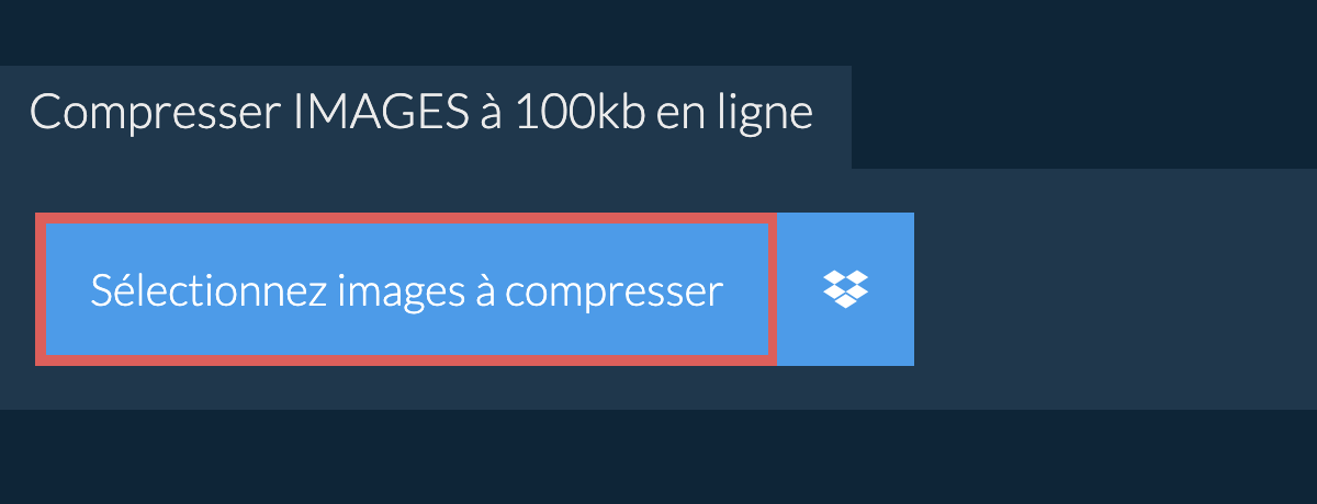 Compresser image à 100kb en ligne