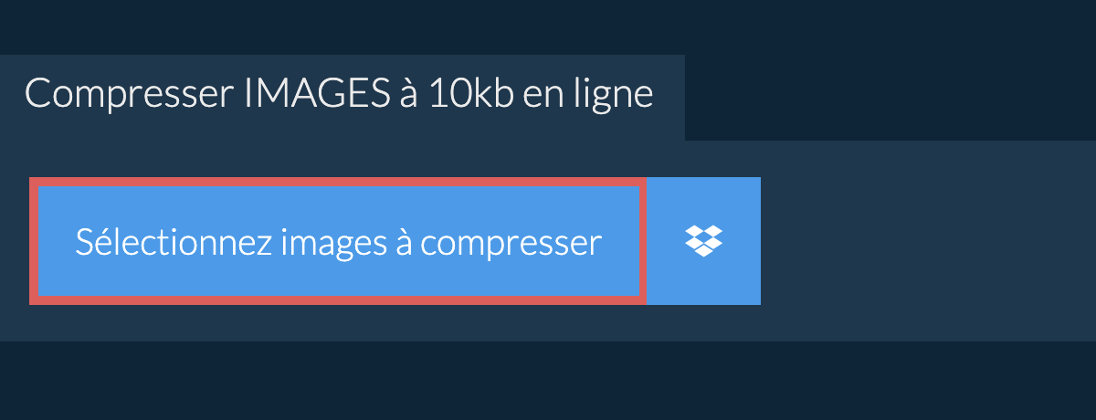 Compresser image à 10kb en ligne