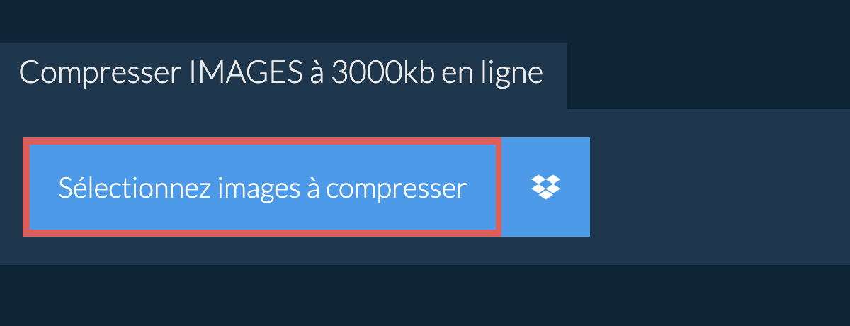 Compresser image à 3000kb en ligne