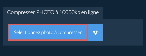 Compresser photo à 10000kb en ligne