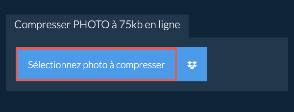 Compresser photo à 75kb en ligne