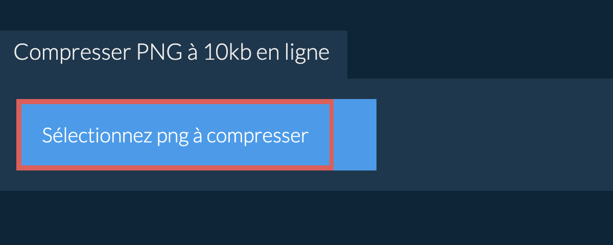 Compresser png à 10kb en ligne