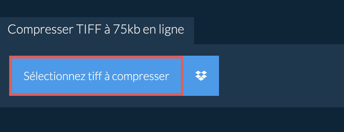 Compresser tiff à 75kb en ligne