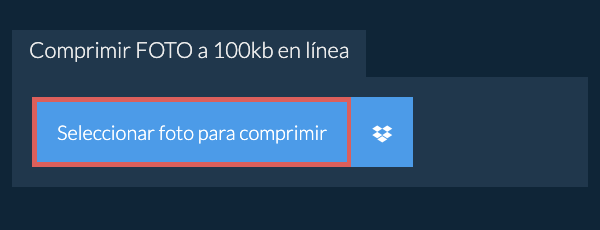 Comprimir foto a 100kb en línea