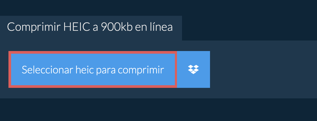 Comprimir heic a 900kb en línea