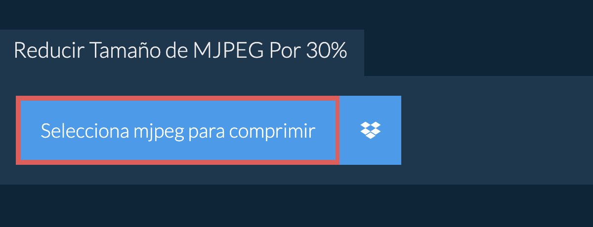 Reducir Tamaño de mjpeg Por 30%