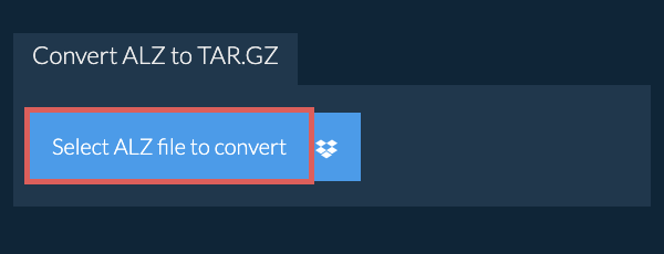 Convert ALZ to TAR.GZ