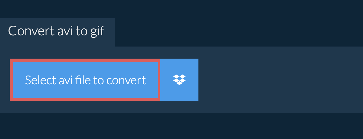 Convert avi to gif