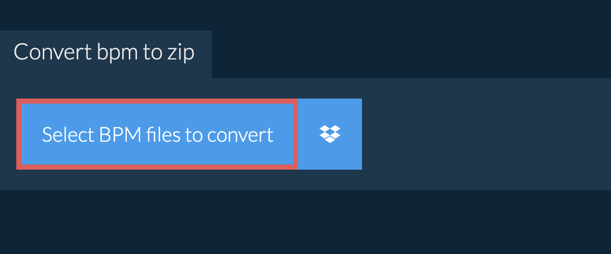 Convert bpm to zip