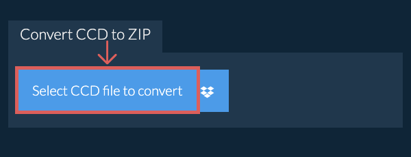 Convert CCD to ZIP